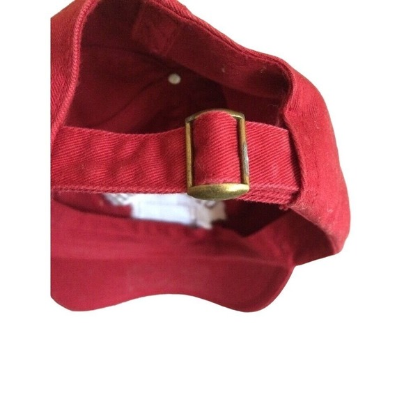Vintage My Town Ottawa OH Red Baseball Cap 100% Cotton Adjustable Strapback Hat - Picture 4 of 5